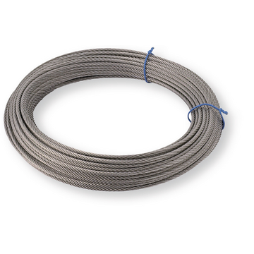 Câble antivol Épaisseur : 3 mm 1 m – 50 m 2 à 3 | Longueur : 1 m Drahtseile24 Câble à passants câble en acier gainé avec œillets et cadenas ABUS 